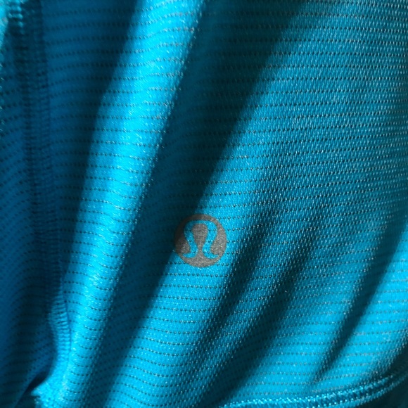 Lulu Lemon Back on Track Turquoise Tank. H47 - Picture 4 of 5
